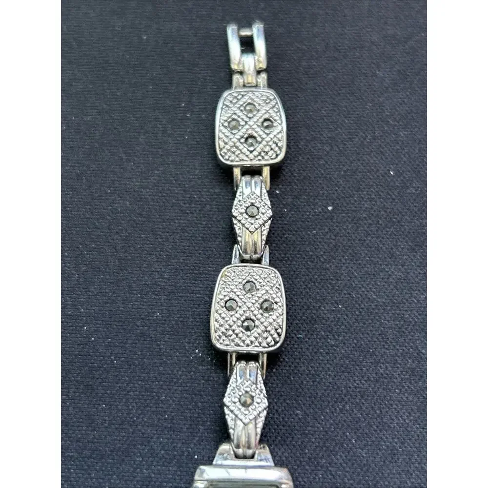 LA Express Blue MOP Dial Silver Tone Women’s Quartz Watch